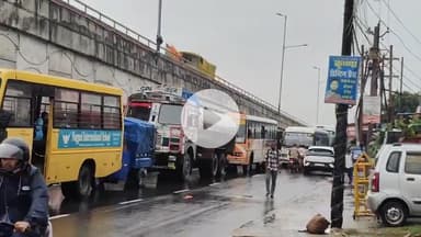 धनौरा: बिजनौर में बाढ़ का पानी बढ़ने से रूट किया गया बंद, गजरौला चौपला पर लगा जाम