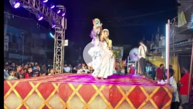 लंभुआ: लम्भुआ तहसील के हनुमानगंज बाजार में जन्माष्टमी विसर्जन पर भव्य कार्यक्रम, झांकी देखने उमड़ा जनसैलाब