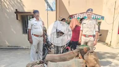 परिहार: गोरहारी में पुलिस ने 324 लीटर शराब और तीन मोटरसाइकिल के साथ दो तस्करों को गिरफ्तार किया