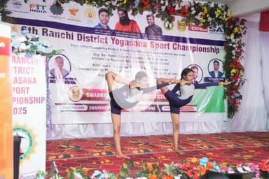 ओरमांझी: बरियातू में छठवें रांची जिला योगासन चैंपियनशिप का भव्य आयोजन, उत्पाद मंत्री उपस्थित