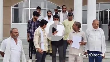 कर्वी: कर्वी के रानीपुर भट्ट निवासी ग्रामीणों ने ग्राम प्रधान पति पर गौशाला की जमीन में कब्जा करने का लगाया आरोप