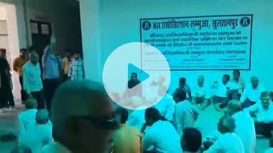 लंभुआ: लंभुआ में अधिवक्ताओं ने एसडीएम के खिलाफ किया प्रदर्शन, की एसडीएम को हटाने की मांग