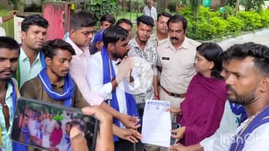 सिरोंज: शिक्षिका द्वारा अंबेडकर के अपमान और कार्यकर्ता पर झूठे मुकदमे के खिलाफ भीम आर्मी का SDOP कार्यालय पर प्रदर्शन