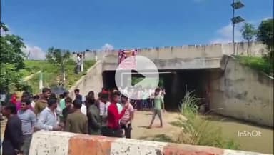 छिबरामऊ: सलेमपुर गांव के आगरा-लखनऊ एक्सप्रेसवे के अंडर पास की दीवार पर खाटू श्याम की प्रथम उभर आई, यूट्यूब कवरेज करने गए