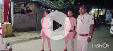 मांझा: मांझा बाजार में एसपी के आदेश पर साइबर डीएसपी ने पुलिस गश्त की जांच की