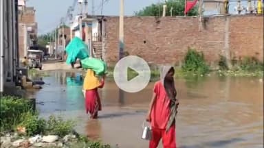 मथुरा: यमुना का बढ़ा जलस्तर, जयसिंहपुरा खादर क्षेत्र में लोगों को हो रही बड़ी मुश्किलें