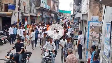 गौ माता को राष्ट्रीय गौ माता घोषित करने को लेकर RJ 10 गौ रक्षक दल का जुलूस