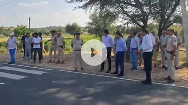 चूरू: भालेरी रोड तारानगर तिराहे पर बस-टैंकर भिड़ंत का मॉक ड्रिल, प्रशासन में मचा हड़कंप