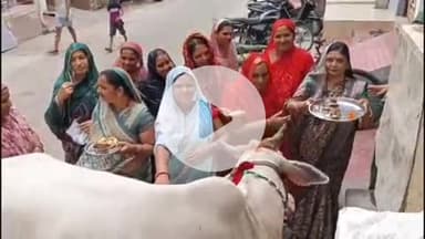 लाडपुरा: भारतीय किसान संघ ने गौवत्स द्वादशी का पर्व धूमधाम से मनाया, महिलाओं ने गाय की पूजा की