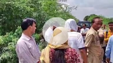 फतेहाबाद: फतेहाबाद के ग्राम नयापुरा खंडेर में जमीन पर कब्जा दिलाने गई राजस्व टीम के सामने जमकर हंगामा, एक महिला की तबीयत बिगड़ी