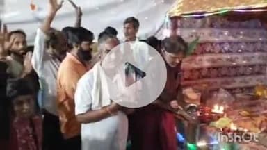 बारां: मांगरोल बारां रोड पर मंडी के पास बाबा रामदेव जाने वाले यात्रियों के लिए भंडारा शुरू हुआ