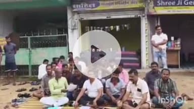 पुष्पराजगढ़: कोतमा में पानी की टंकी के निर्माण को लेकर वार्डवासी धरने पर बैठे