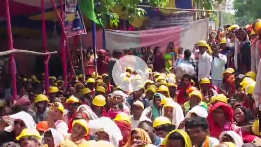 स्वच्छता पर्यवेक्षक एवं कर्मी एक दिवसीय धरना पटना