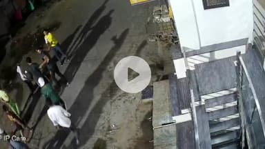 चूरू: सुभाष चौक पर लाठी-डंडों से हमले का सीसीटीवी वीडियो हुआ वायरल