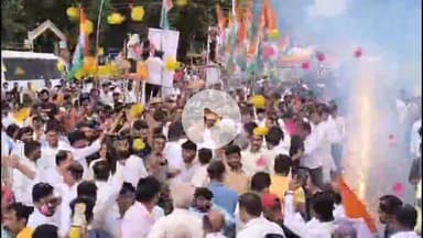 धार: धार में कांग्रेस का शक्ति प्रदर्शन; नए जिलाध्यक्ष का भव्य जुलूस, जगह-जगह हुआ स्वागत