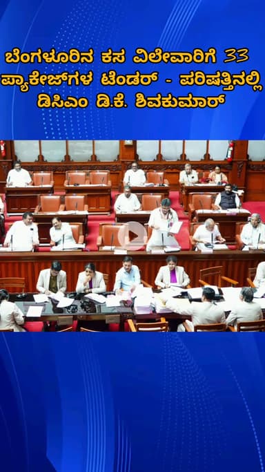 ಬೆಂಗಳೂರು ಉತ್ತರ: ಬೆಂಗಳೂರಿನ ಕಸ ವಿಲೇವಾರಿಗೆ 33 ಪ್ಯಾಕೇಜ್‌ಗಳ ಟೆಂಡರ್
