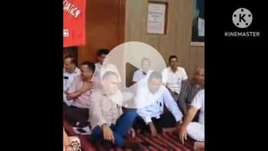 भिवानी: वैश कॉलेज के टीचरों ने ओल्ड पेंशन स्कीम के लिए कॉलेज में बिल्ले लगाकर किया प्रदर्शन