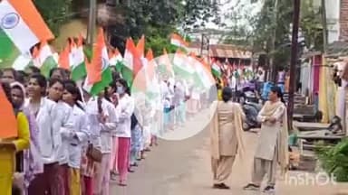 जगदलपुर: एनएचएम कर्मचारियों ने हड़ताल के चौथे दिन तिरंगा रैली निकालकर 10 सूत्रीय मांग व मोदी की गारंटी दिलाई याद