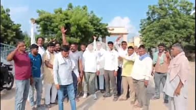 सरदारशहर: अशोक स्तंभ के पास ट्रक यूनियन का धरना-प्रदर्शन जारी, वाहनों की सस्पेंड आरसी बहाल करने की मांग