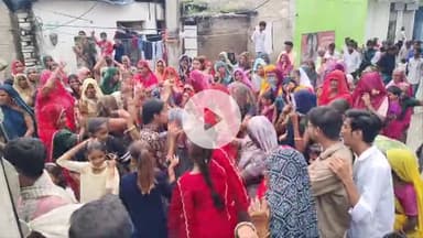 कनवास: ढाकीया गांव में भव्य शोभायात्रा के साथ ठाकुर जी के नवीन विमान की मंदिर पर स्थापना की गई