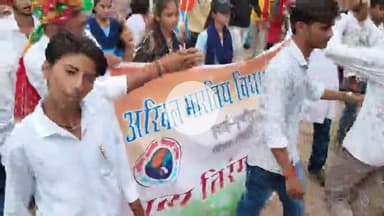 पृथ्वीपुर में अखिल भारतीय युवाओं ने आज 21 अगस्त को तिरंगा रेली निकाली है #deepakraikwar #dkbadshah #deepakraikwarvlogs