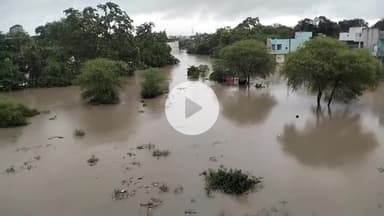 बीना: लगातार बारिश से देहरी रोड स्थित मोतीचूर पुल डूबा, रास्ता बंद