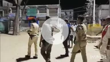 कहरा: देर रात डीबी रोड पर डीएम व एसपी का काफिला, दुकानदारों को दी हिदायत