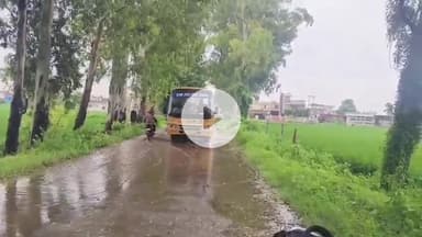 इंद्री: आज वीरवार 11बजे इंद्री से नन्हेड़ा सड़क पर विकास देखने को मिल रहा जहां बड़े बड़े गड्डे राहगीरों की बनी समस्या#jansamasya