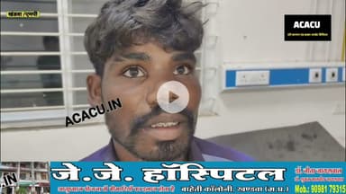 खालवा में देर रात हुआ भीषण एक्सीडेंट. ACACU टीम खालवा ने की जान बचाने में भरपूर मदद