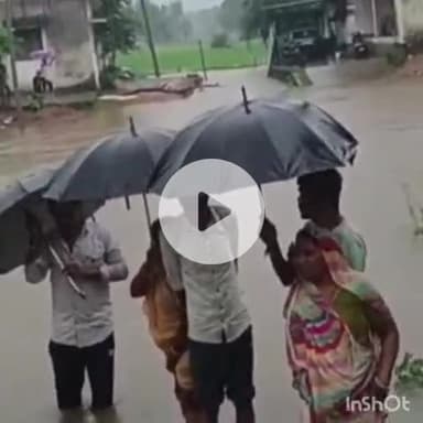 बांसवाड़ा: आदर्श नगर में बरसाती पानी घरों में घुसा, बनी आफत