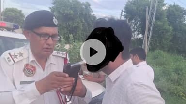 थानेसर: कुरुक्षेत्र पुलिस का ड्रंक एंड ड्राइव अभियान, 207 वाहन चालकों के हुए चालान