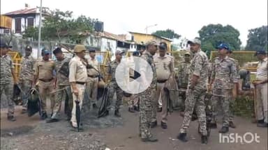 धार: धार में इमामबाड़ा मामले को लेकर सुरक्षा के कड़े इंतज़ाम, 600 से अधिक पुलिस बल तैनात