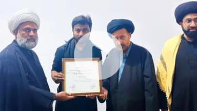 सुल्तानपुर: सुल्तानपुर के नौहाखा महफूज सुल्तानपुरी को ईराक में मिला मुबल्लिगे अजा का पुरस्कार