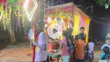 लंभुआ: सुलतानपुर जिले की लम्भुआ तहसील के हनुमानगंज बाजार स्थित सती माता मंदिर में जन्माष्टमी धूमधाम से मनाई गई