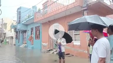 लाडपुरा: कोटा की पूनम कॉलोनी में बारिश से बाढ़ जैसे हालात, घरों में घुसा पानी, निगम के दावे हुए खोखले