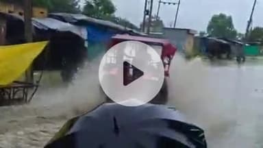 पीपलदा: भारी बारिश के चलते अयाना व इटावा कस्बे की सड़कों में पानी भरा, प्रशासन सतर्क