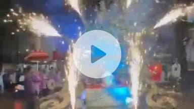 तिल्दा: तिल्दा नेवरा में गणेश जी की भव्य झांकी और स्वागत रैली का आयोजन