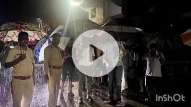 बारां: शहर समेत जिले में लगातार भारी बारिश जारी, देर रात एसडीएम ने लिया स्थिति का जायजा