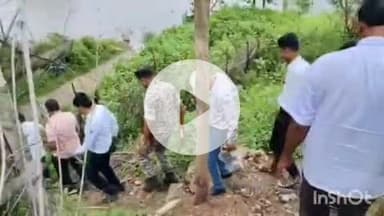 गढ़वा: सदर एसडीएम ने सिंझो गांव के डूब क्षेत्र का किया निरीक्षण