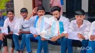 किशनगढ़: राजकीय आरके पाटनी कॉलेज में NSUI कार्यकर्ताओं ने वोट चोरी के खिलाफ राष्ट्रपति को पोस्टकार्ड लिखकर किया विरोध-प्रदर्शन