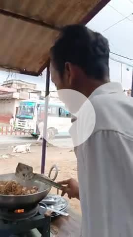 #gana bus stand Sumit bhaiya#new dukaan murga chawal ka#inam khilne ke samne