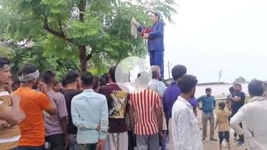 मथुरा: गांव नौगांव में अराजक तत्वों ने तोड़ी बाबा साहब अंबेडकर की मूर्ति, नई स्थापना के लिए सीओ ने दिया आदेश