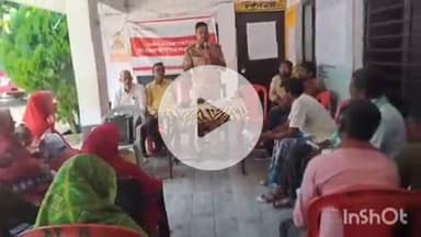 बलरामपुर: मुझहनी में आपदा प्रबंधन पर कार्यक्रम का किया गया आयोजन, लोगों को दी गई बचाव संबंधी जानकारी
