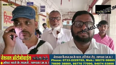 खंडवा जिला अस्पताल की मदद से हज कमेटी ने लगाया निशुल्क मैडिकल कैंप