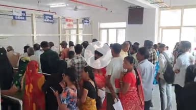 खंडवा नगर: मौसमी बीमारी के कारण जिला अस्पताल की ओपीडी में उमड़ी भीड़