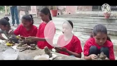 हुज़ूर: भोपाल में निर्धन बच्चों ने मिट्टी से गणेश बनाने की पहल शुरू की