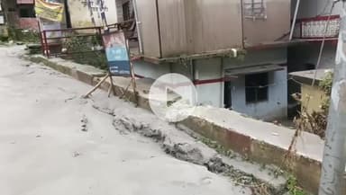 राजगढ़ी: यमुना नदी पर बनी झील का मुहाना खुलने के बाद जलस्तर कम हुआ, मोटर पुल और भवन झील के पानी से बाहर निकले