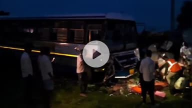 गढ़बोर: राजसमंद गोमती चौराहा में भीषण सड़क हादसा, बस और मिनी ट्रक की टक्कर में 2 की मौत, 8 घायल