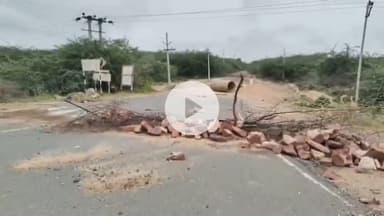 मारवाड़ जंक्शन: #jansamasya मारवाड़ जंक्शन के आऊवा गांव में नदी पर रपट निर्माण कार्य बंद, ग्रामवासियों ने जताया आक्रोश