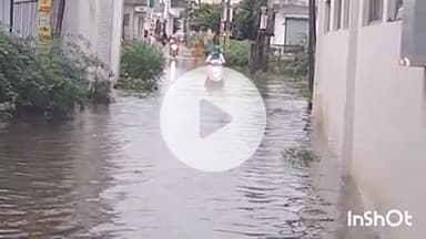 बारां: कोटा रोड स्थित विद्या कॉलोनी में जलभराव होने से वाहन चालक व पैदल राहगीर परेशान जिम्मेदार नहीं दे रहे ध्यान#Jan samasya